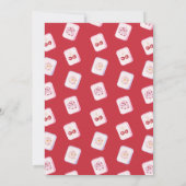 Let’s Get Our Mahj On Red Galentine’s Day 招待状 (裏面)