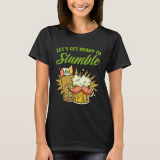 Let s Get Ready To Stumble St Patrick s Day Beer Tシャツ