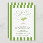 Let’s Get Shamrocked St Patrick’s Day Party 招待状 (正面/裏面)