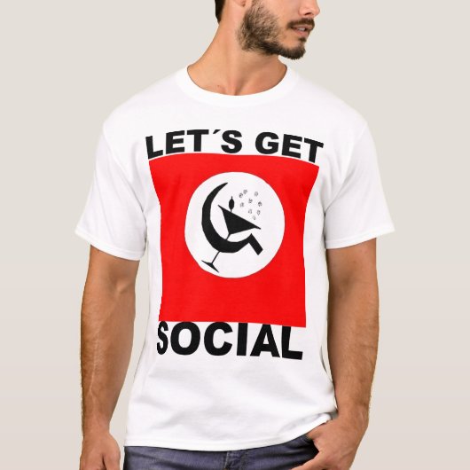 Let´s Get Social Tシャツ (正面)