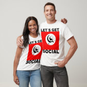 Let´s Get Social Tシャツ (ユニセックス)
