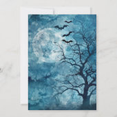 Let’s Get Spooky Together Halloween Invite セーブザデート (裏面)