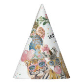 Let’s Get Wild Party Animal Birthday パーティーハット (左)