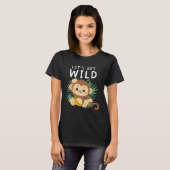 Let s Get Wild Zoo Animals Safari Party At The Zoo Tシャツ (正面フル)