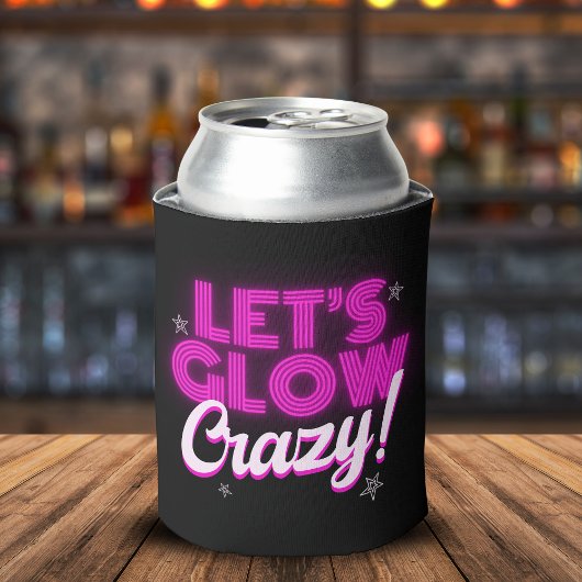 Let’s Glow Crazy Retro 80s – Pink Glow Party 缶クーラー