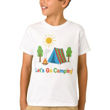 Let’s Go Camping Kids Crayon Tent Art
