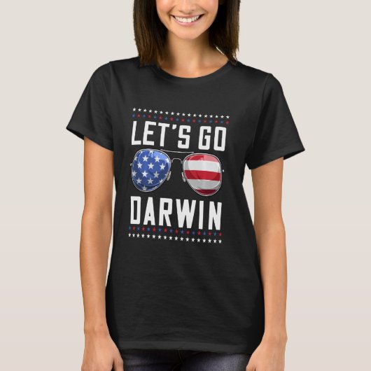 Let S Go Darwin AmericanスタイルLet Go Darwin Us M Tシャツ (正面)
