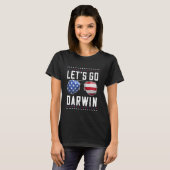 Let S Go Darwin AmericanスタイルLet Go Darwin Us M Tシャツ (正面フル)