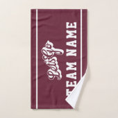 Let’s Go Personalized Team Towel, Sports Fan ハンドタオル (ハンドタオル)
