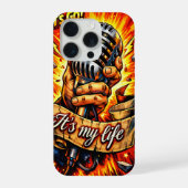 Let’s Go! Rock & Music Inspired Comic Book Artwork iPhoneケース (裏面)