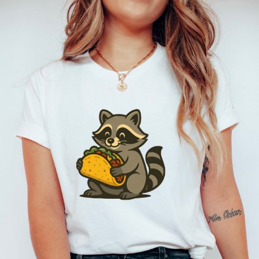 Let’s Go Taco Raccoon, Summer Fun Ladies  Tシャツ