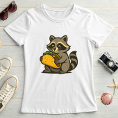 Let’s Go Taco Raccoon, Summer Fun Ladies  Tシャツ