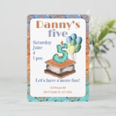 Let’s have s’more fun 5th Birthday Invitation 招待状 (スタンド正面)