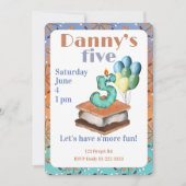 Let’s have s’more fun 5th Birthday Invitation 招待状 (正面)