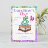 Let’s have s’more fun 5th Birthday Invitation 招待状 (スタンド正面)