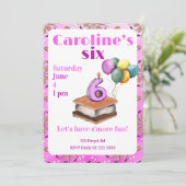 Let’s have s’more fun 6th Birthday Invitation 招待状 (スタンド正面)