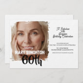 Let’s Party! A Fabulous 60th Surprise Celebration 招待状 (正面/裏面)