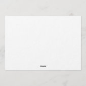 Let’s Party! A Fabulous 60th Surprise Celebration 招待状 (裏面)