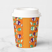 Let’s Party Started – Pop Apple on Orange 紙コップ (右)