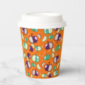 Let’s Party Started – Pop Apple on Orange 紙コップ (正面)