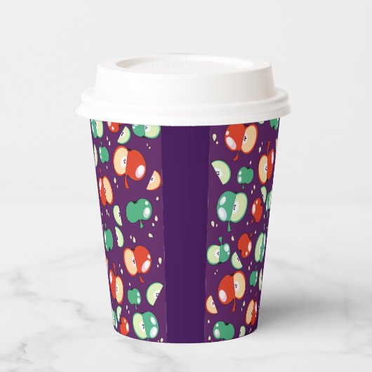 Let’s Party Started – Pop Apple on Purple 紙コップ (左)