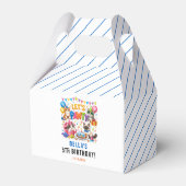 Let’s Pawty Cat 5th Birthday | Cute Kitty Birthday フェイバーボックス (正面サイド)