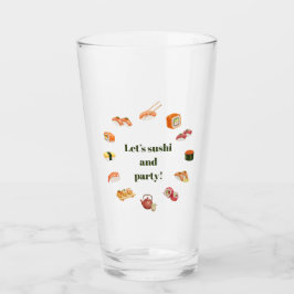 Let’s Roll into Fun! Sushi  タンブラーグラス