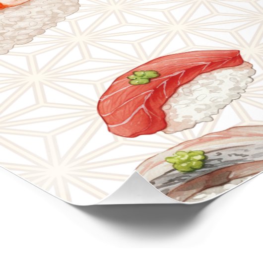 Let’s Roll into Fun! Sushi 　寿司 ポスター (コーナー)