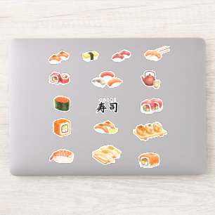 Let’s sushi and party! シール