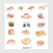 Let’s sushi and party! シール (シート)