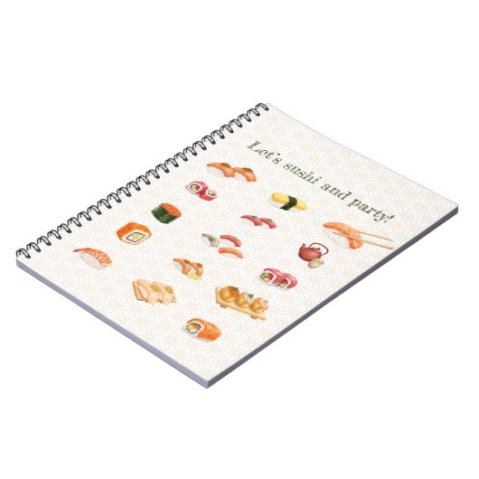 Let’s sushi and party!  ノートブック (左側)
