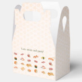 Let’s sushi and party!  フェイバーボックス (見開き)