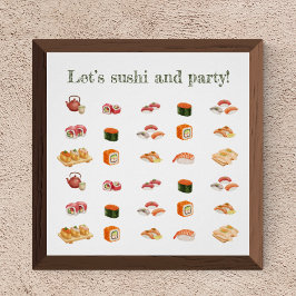Let’s sushi and party! ポスター