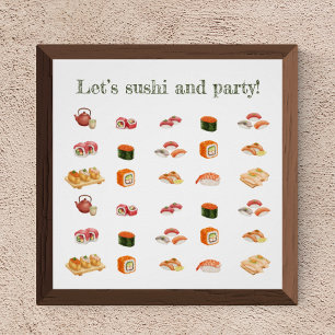 Let’s sushi and party! ポスター