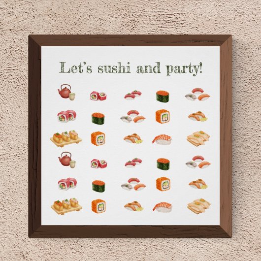 Let’s sushi and party! ポスター
