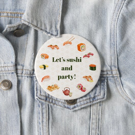 Let’s sushi and party! 缶バッジ (インサイチュ)