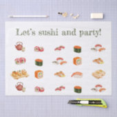 Let’s sushi and party! 薄葉紙 (クラフト)