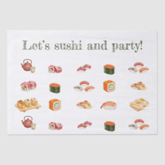 Let’s sushi and party! 薄葉紙