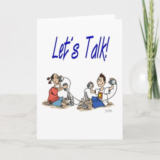 Let’s Talk greeting card カード (正面)