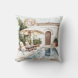 Let Sunshine In Sun Pool Dog House クッション