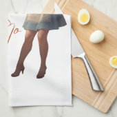 Let That Man Go Illustration | Retro Housewife キッチンタオル (四つ折り)