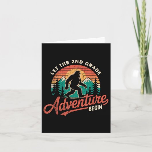 Let The 2nd Grade Adventure Begin Bigfoot Back To  カード (正面)