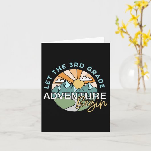 Let The 3rd Grade Adventure Begin Teacher Ck To Sc カード (黄色い花)