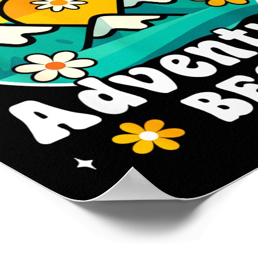 Let The 6th Grade Adventure Begin Retro First Day  ポスター (角)