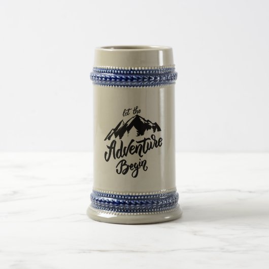 let the adventure begin  ビールジョッキ (中央)