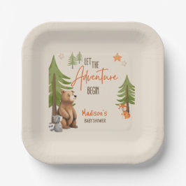 Let the Adventure Begin ペーパープレート