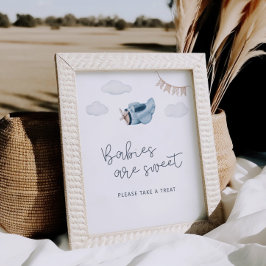 Let The Adventure Begin Baby Shower Dessert ポスター