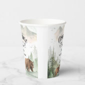 Let The Adventure Begin Baby Shower Woodland Paper 紙コップ (右)