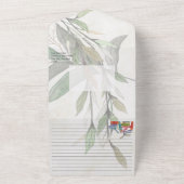 Let the Adventure Begin Book Request Baby Shower - オールインワン招待状 (外側)