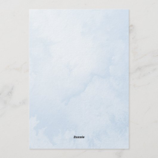 Let The Adventure Begin Mountain Bridal Shower 招待状 (裏面)